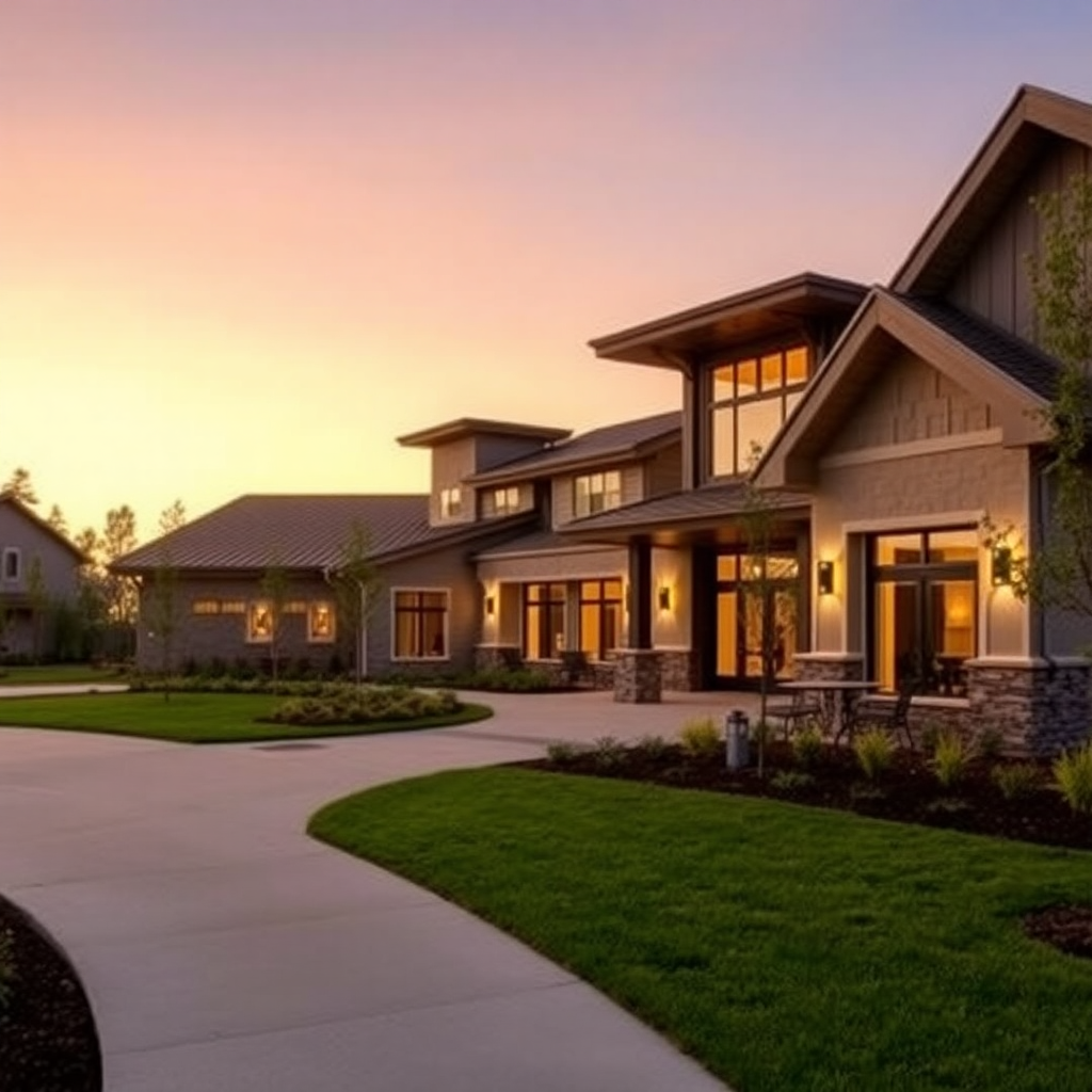 Community clubhouse at The Preserve at Jordan Lake, Chapel Hill, NC